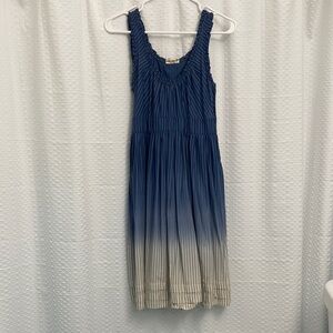 Converse Blue and Cream Gradient Midi Dress
